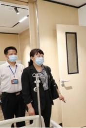 市衛(wèi)生健康委領導到我院南院區(qū)、西院區(qū)調研
